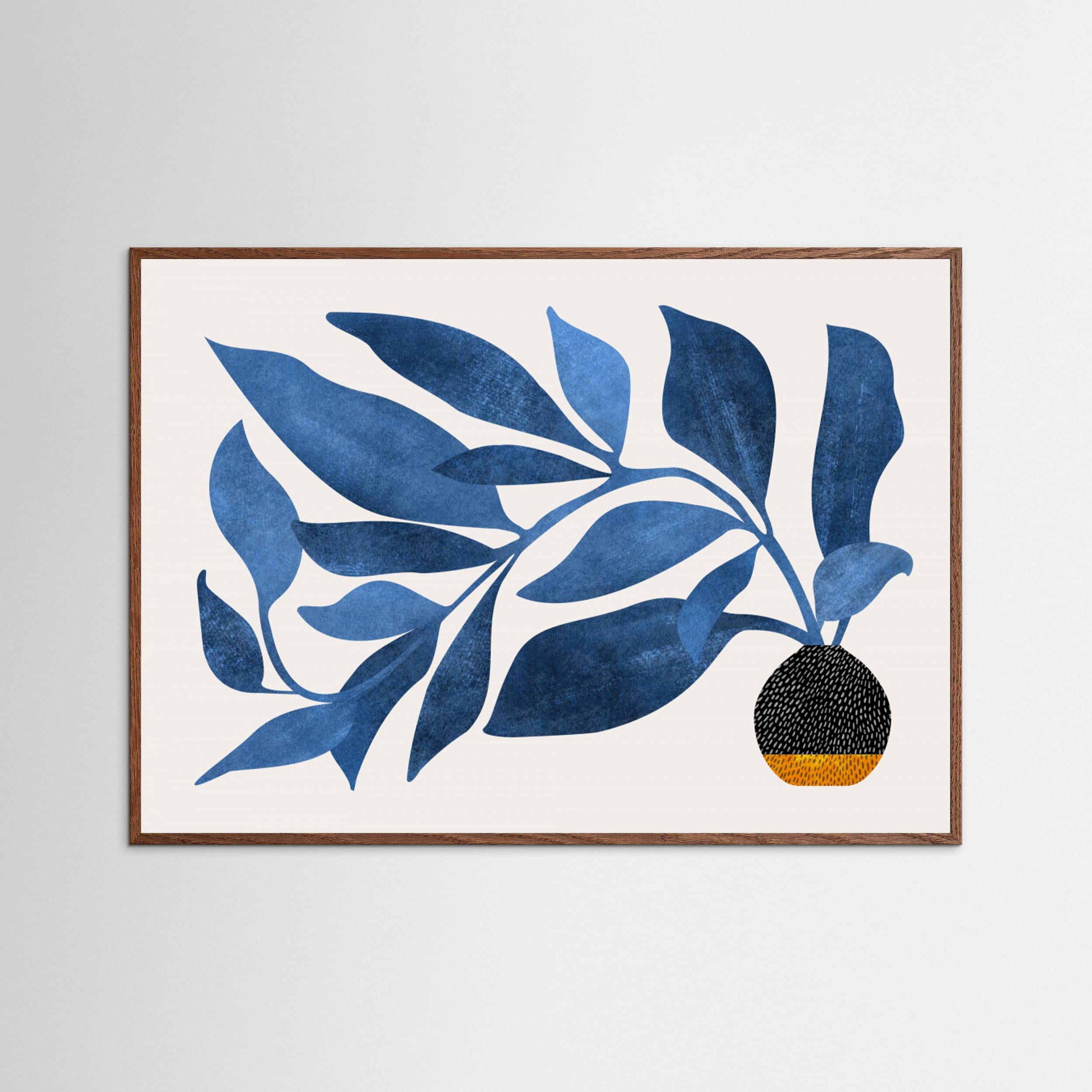 Wandering Ivy in Blue by Kristian Gallagher